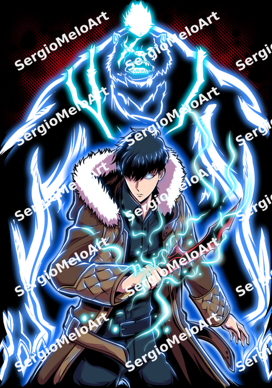 Fanart Sung Jin-Woo e Tank