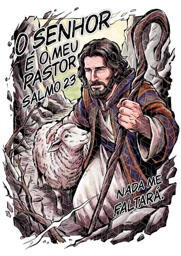 Arte O Senhor é Meu Pastor