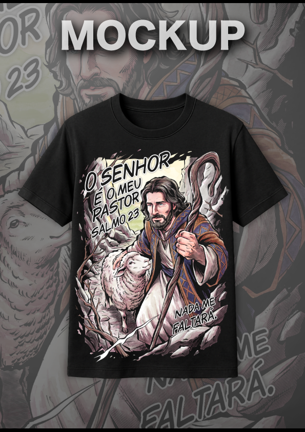 Arte O Senhor é Meu Pastor