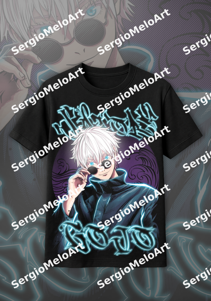 Satoru Gojo - Arte digital Limitada - Disponível até 03-01-2026