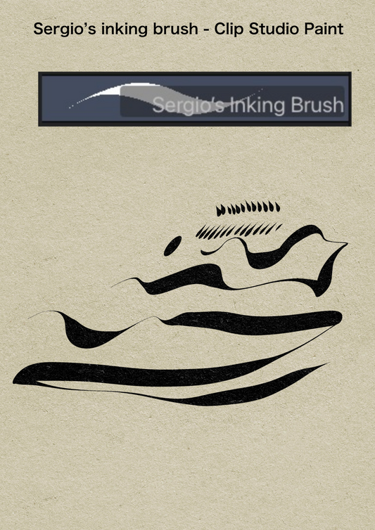 Sergio’s Inking Brush - For Clip Studio Paint APP