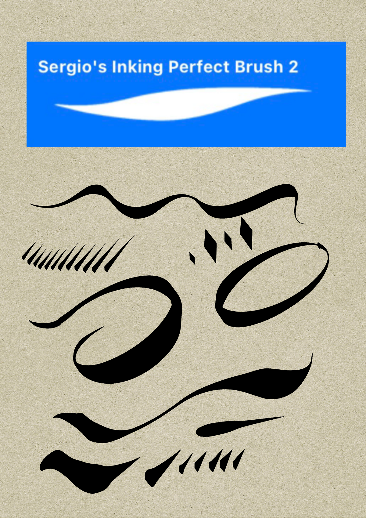 Sergio's Inking Perfect Brush 2.brush - For Procreate APP
